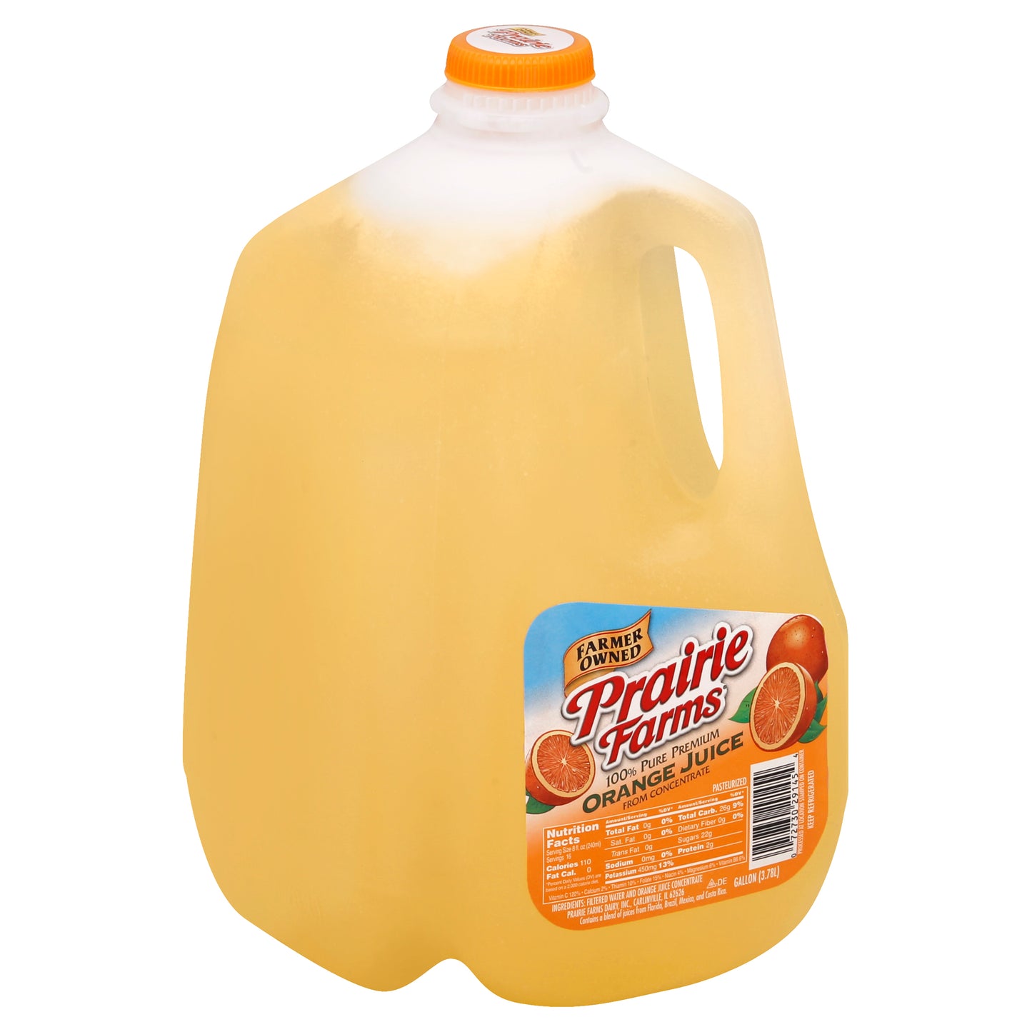 Prairie Farms Orange Juice 1 gl