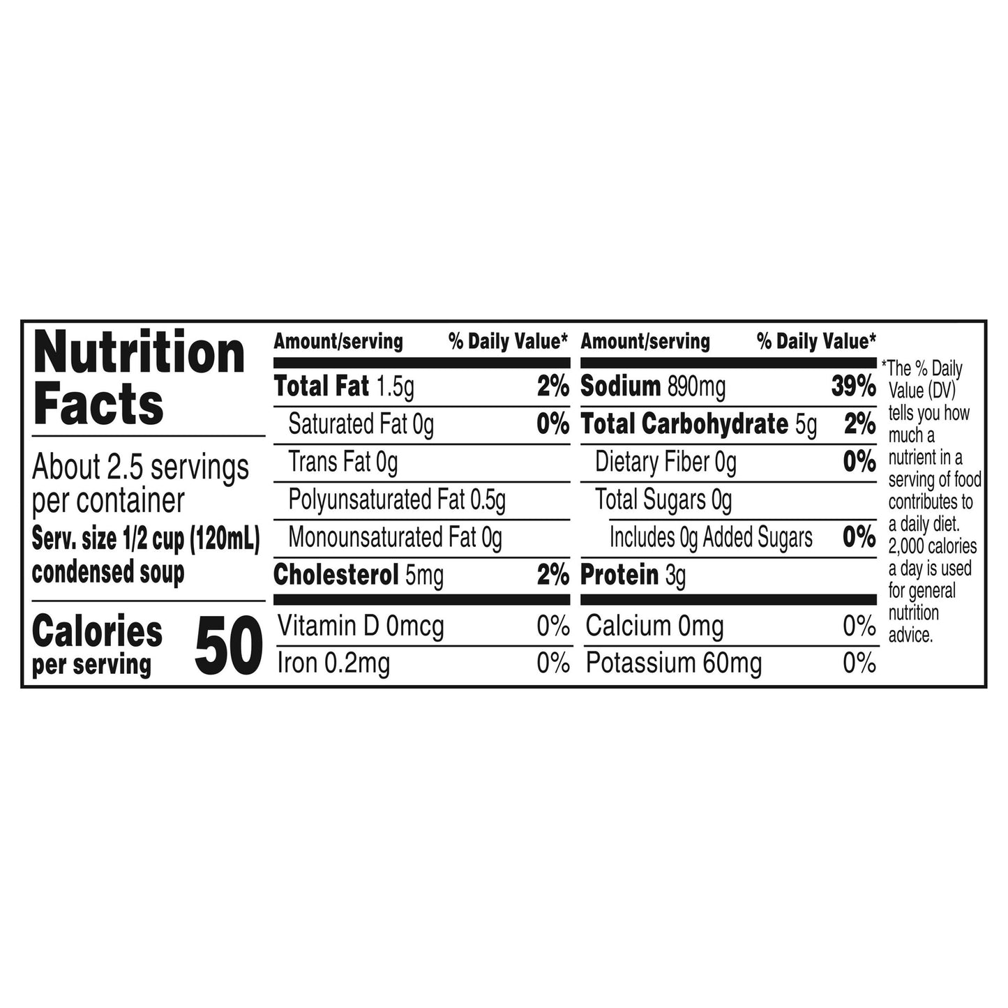Campbell's Beefy Mushroom Condensed Soup 10.5 oz