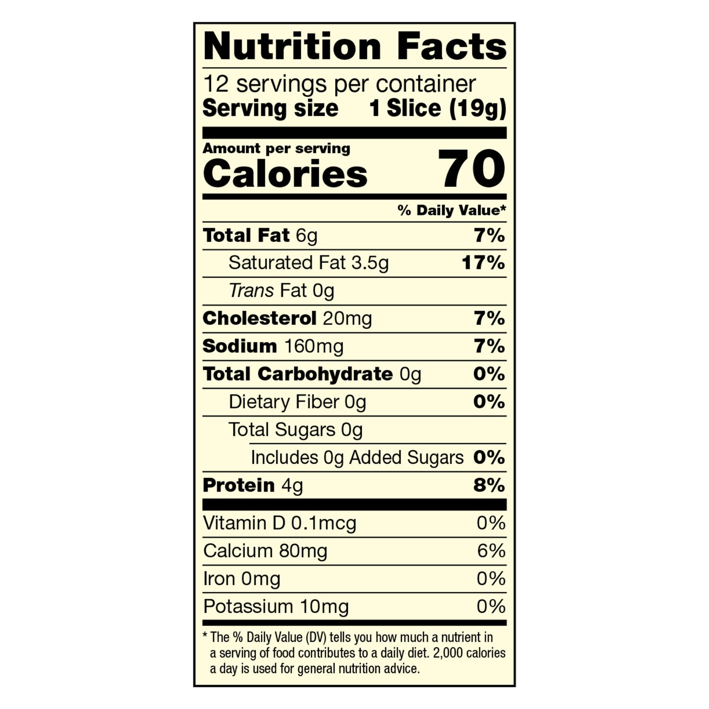 Sargento® Natural American Sliced Cheese, 12 Slices
