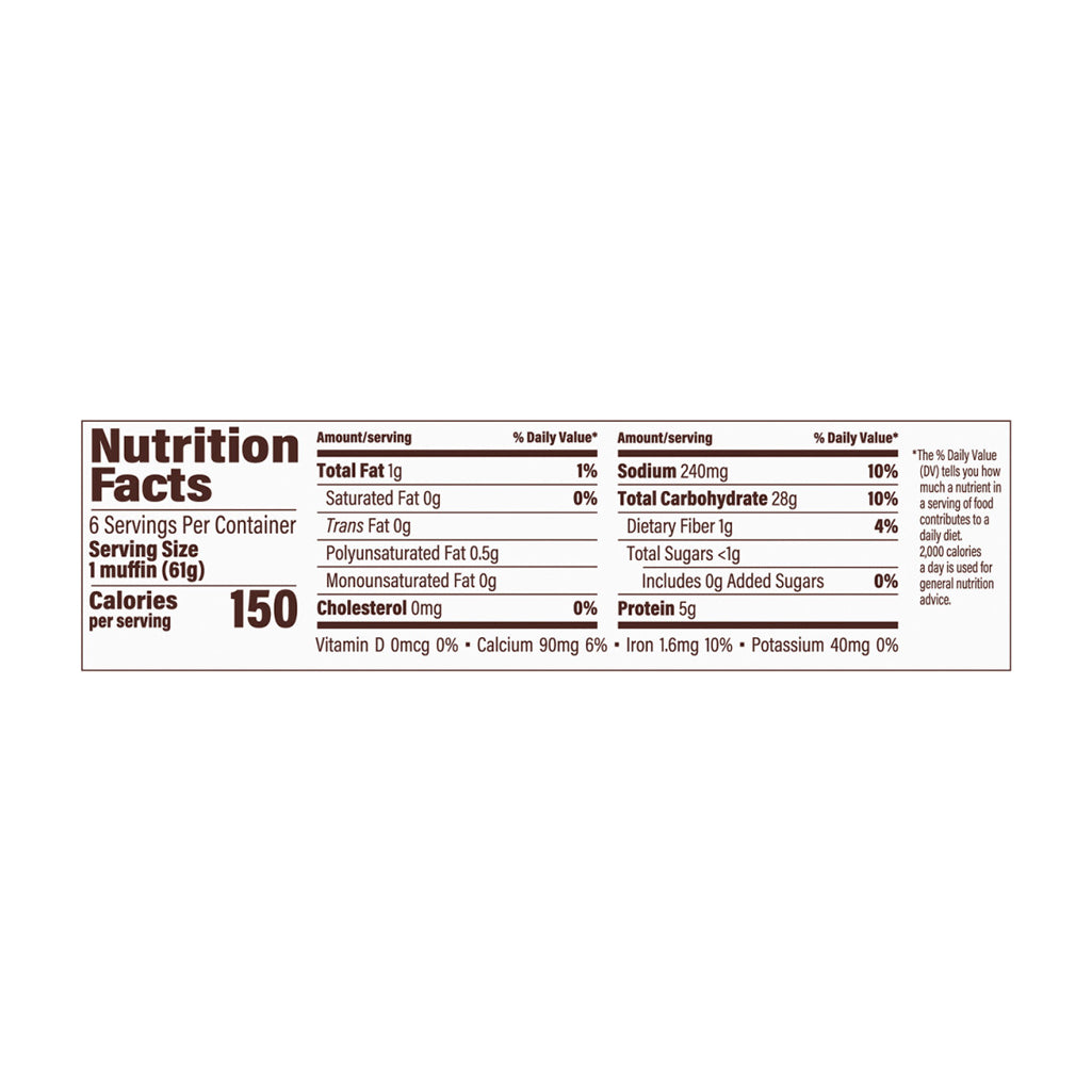 Thomas' Original English Muffins, 6 count, 13 oz