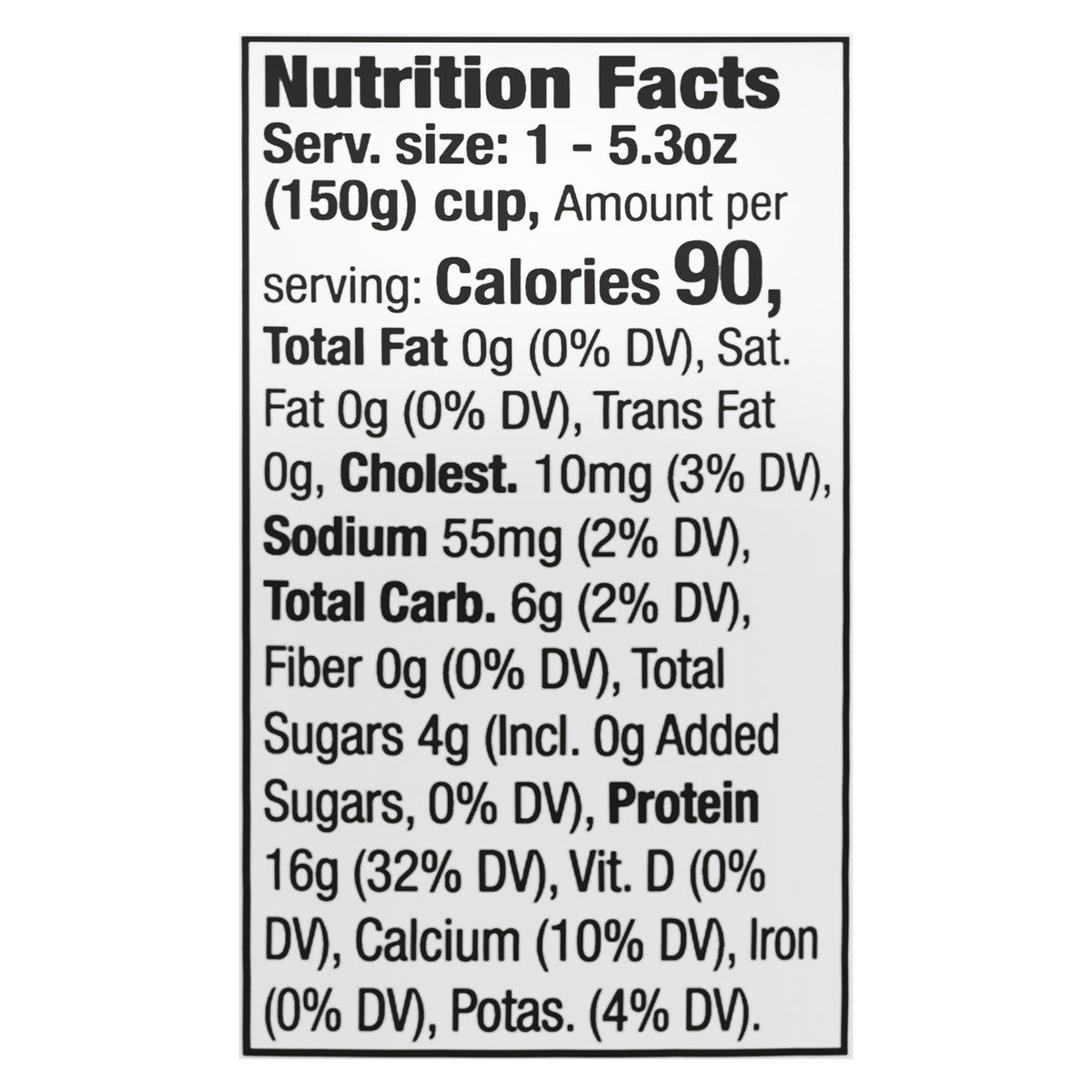 siggi’s® Icelandic Skyr Nonfat Yogurt, Plain