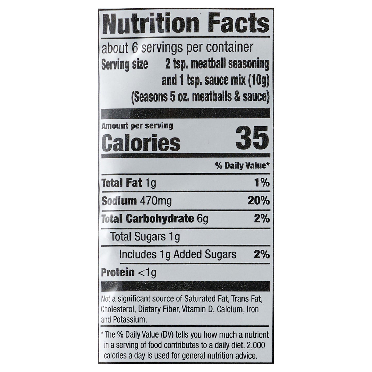 McCormick Swedish Meatball Seasoning & Sauce Mix, 2.11 oz