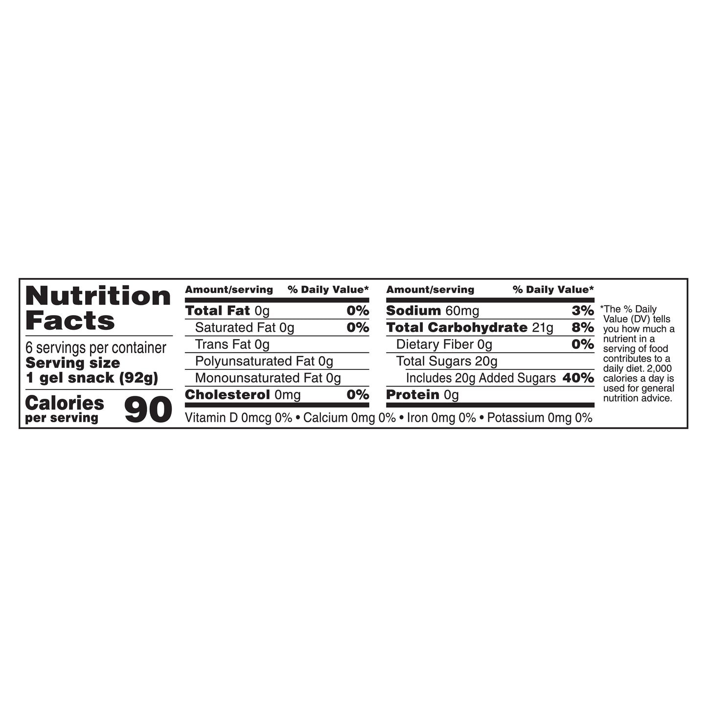 Snack Pack Fanta Orange Flavored Juicy Gels, 6 Count Snack Cups