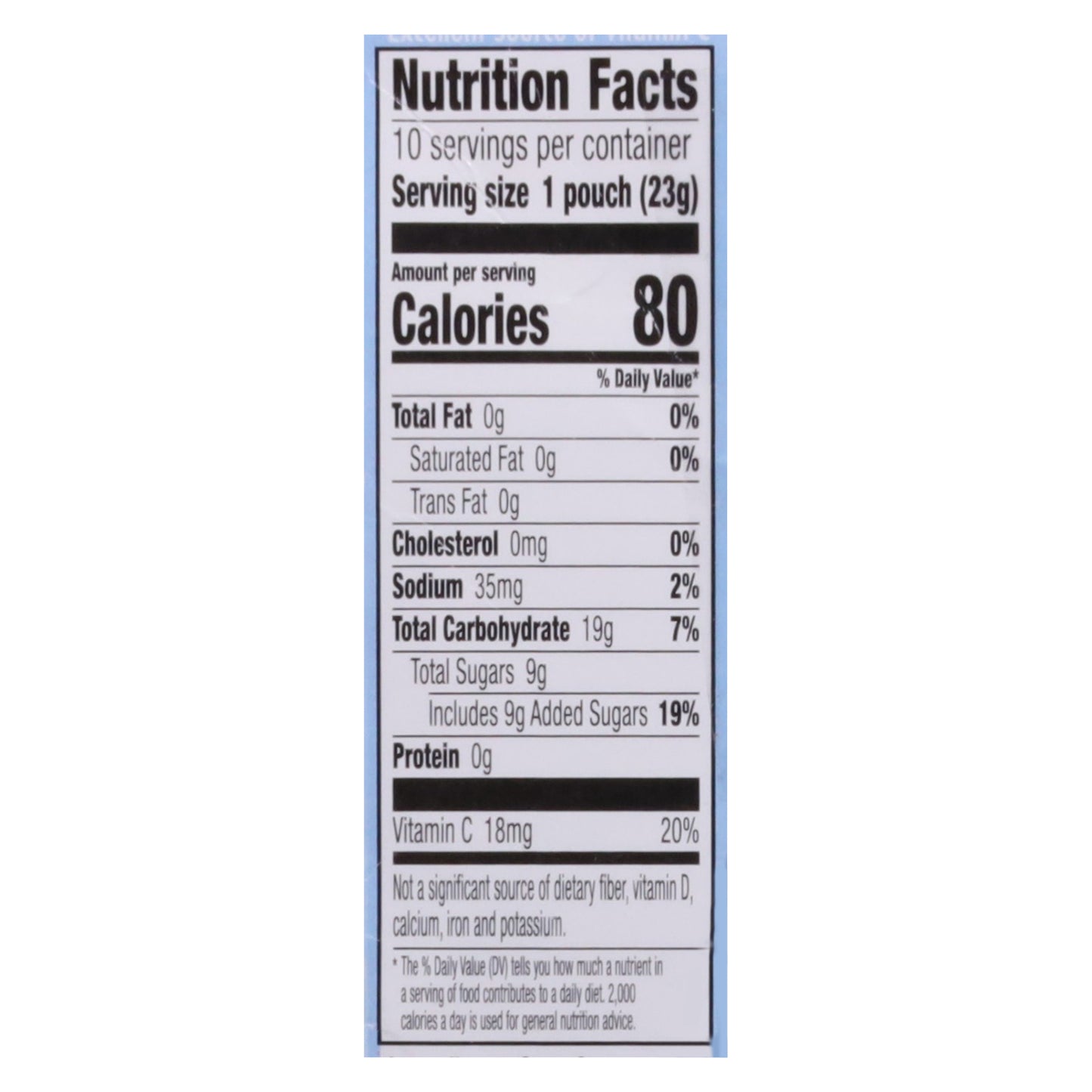 Bluey Fruit Flavored Snacks 10 - 0.8 oz Pouches