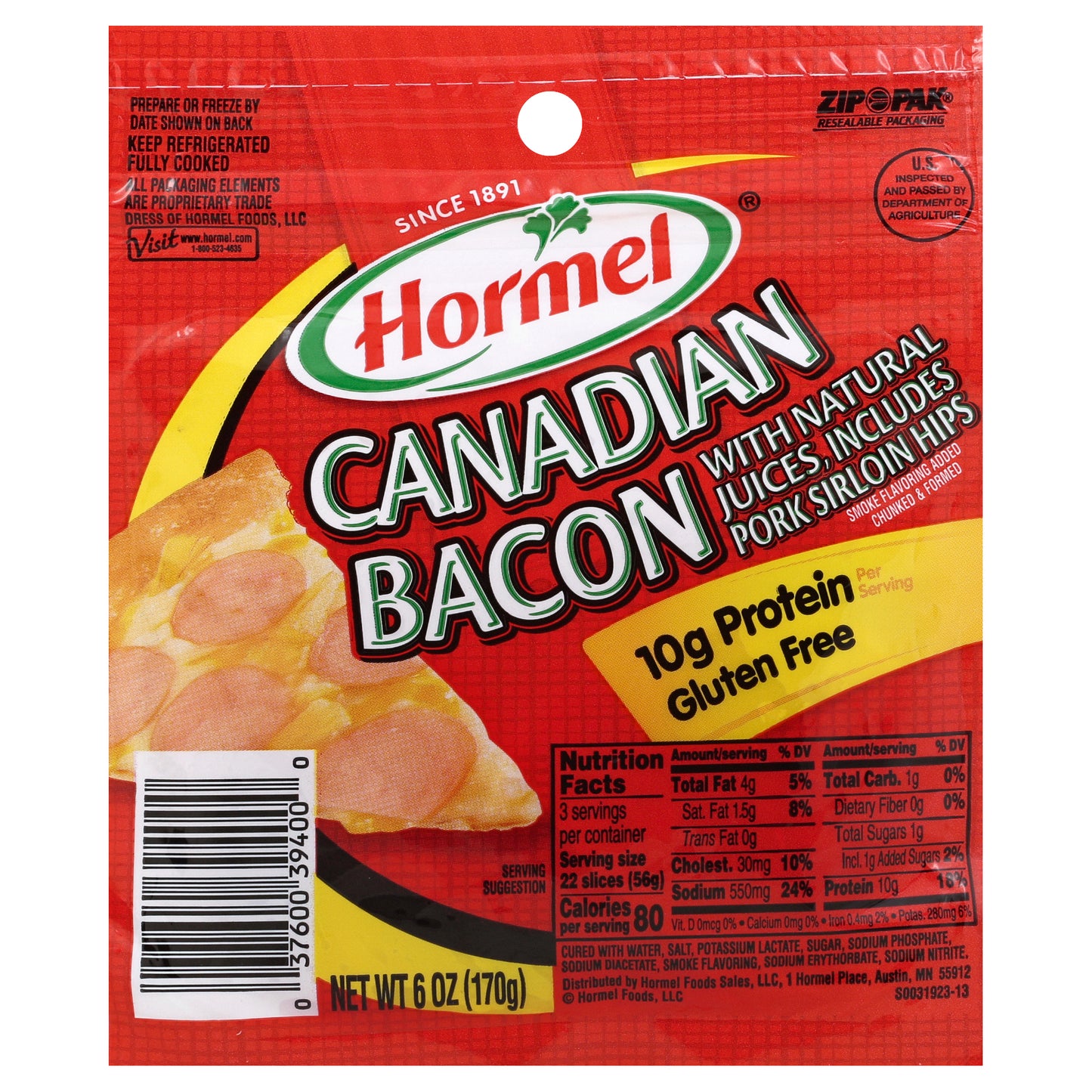 Hormel Bacon 6 oz