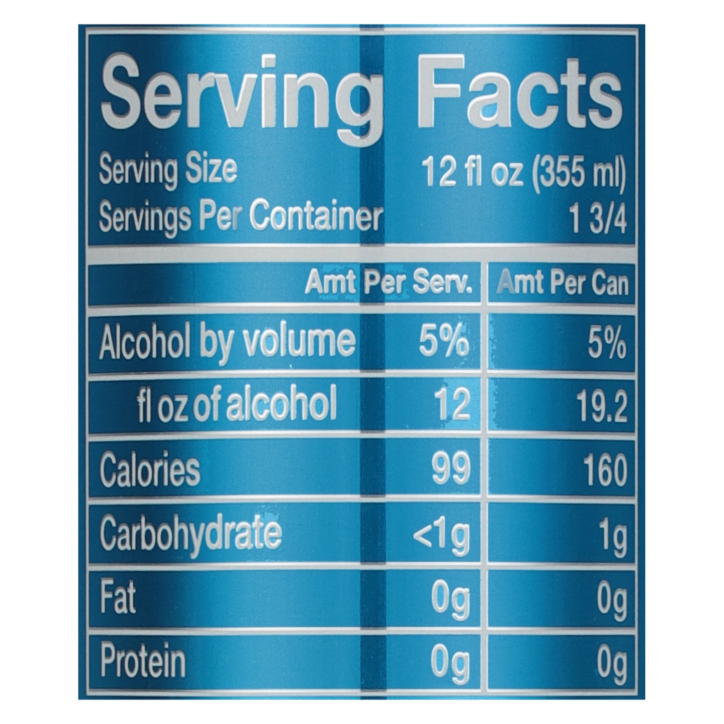 Carbliss Premium Arctic Blue Raspberry Malt Beverage 19.2 fl oz