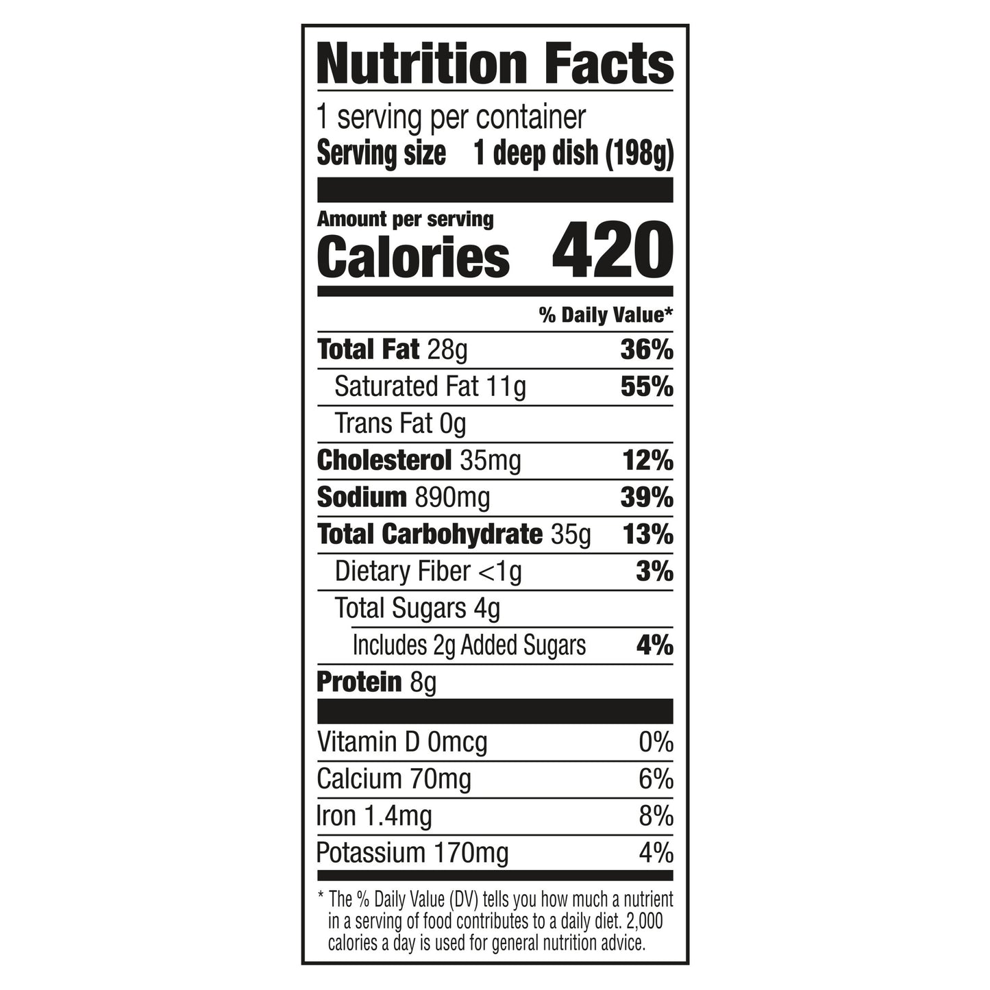Banquet Sausage and Gravy Deep Dish Pot Pie, Frozen Meal, 7 OZ