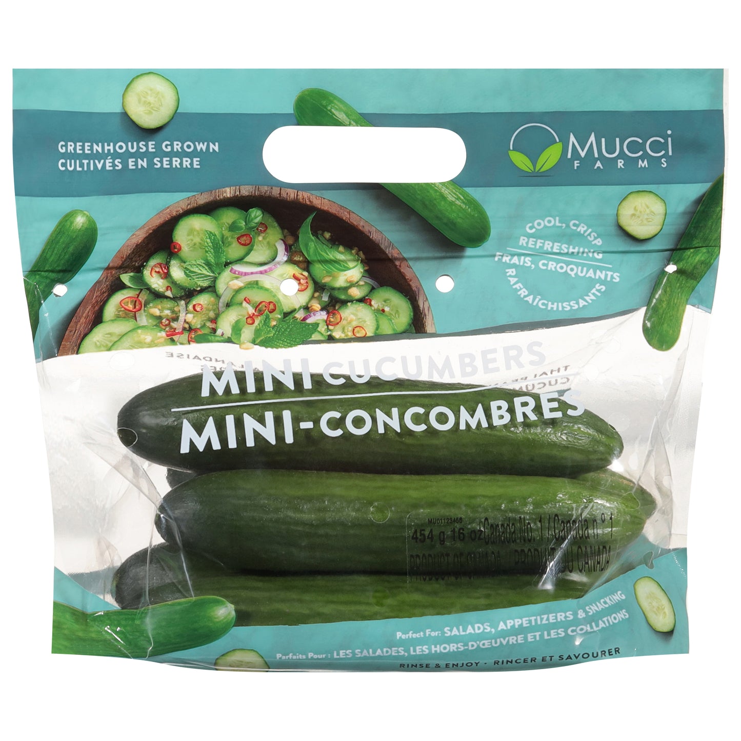 Mucci Farms Cucumbers Mini 16 oz