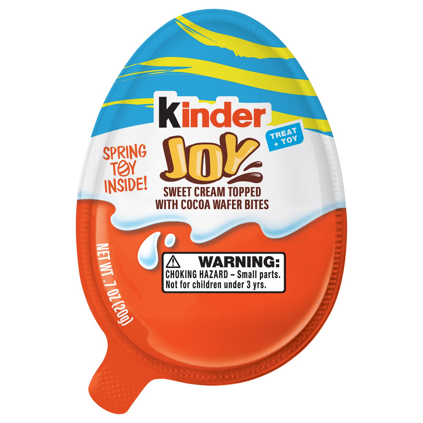Kinder Joy Easter Egg Cream and Chocolatey Wafers With Spring Toy Inside Great for Easter Egg Hunts