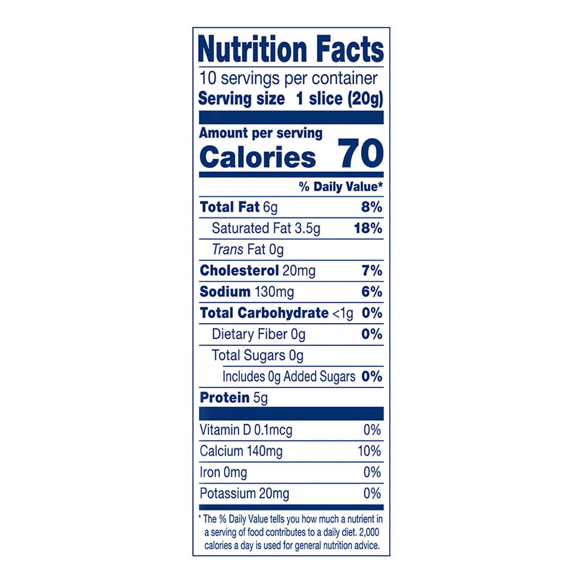 Crystal Farms Pepper Jack Sliced Cheese, 7 oz, 10 count