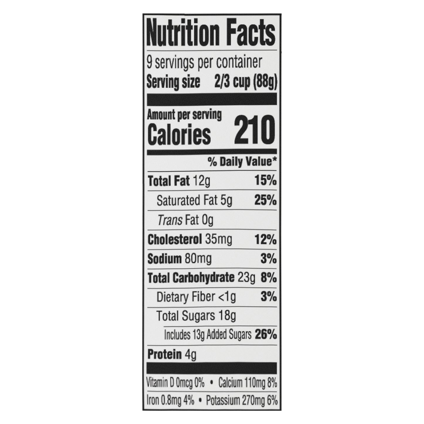 Kemps Toasted Almond Fudge Ice Cream 1.5 Quart