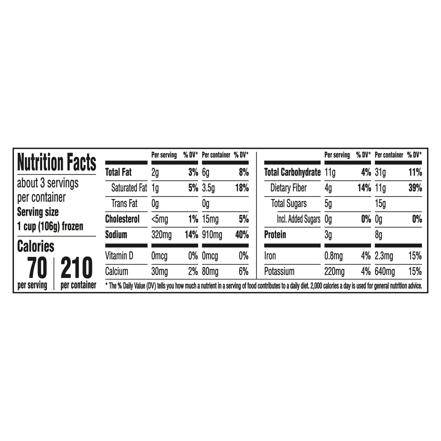 Birds Eye Steamfresh Sauced Butter Petite Peas and Carrots, Frozen Vegetables, 10.8 oz.