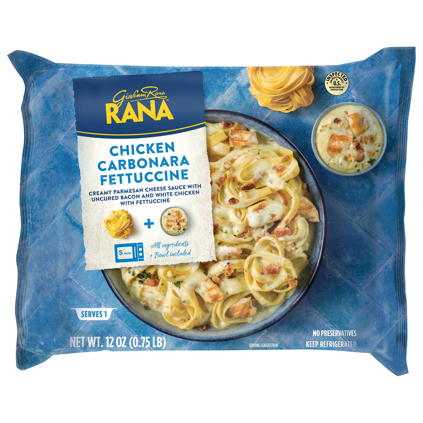 Rana Chicken Carbonara Fettuccine 12 oz
