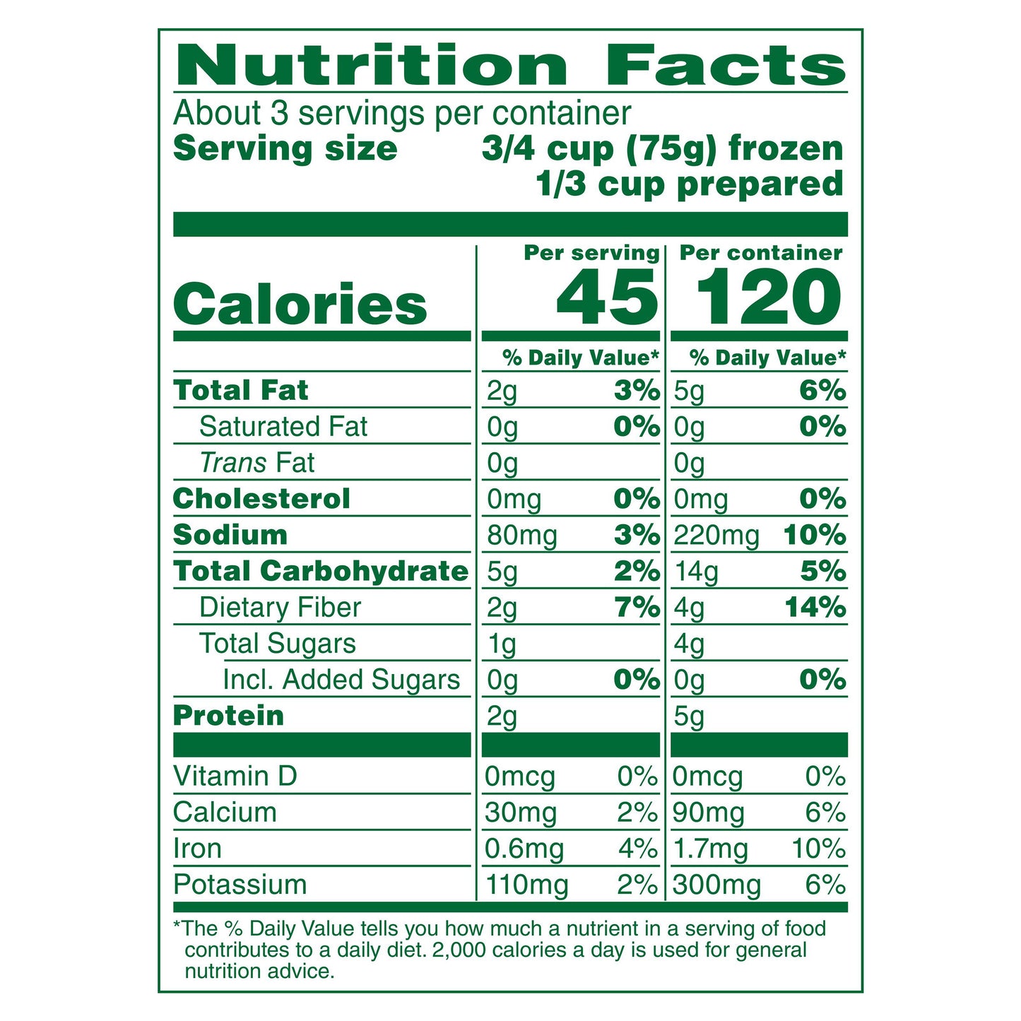 Green Giant Simply Steam Green Beans & Almonds, No Sauce Frozen Vegetables, 7.5 OZ
