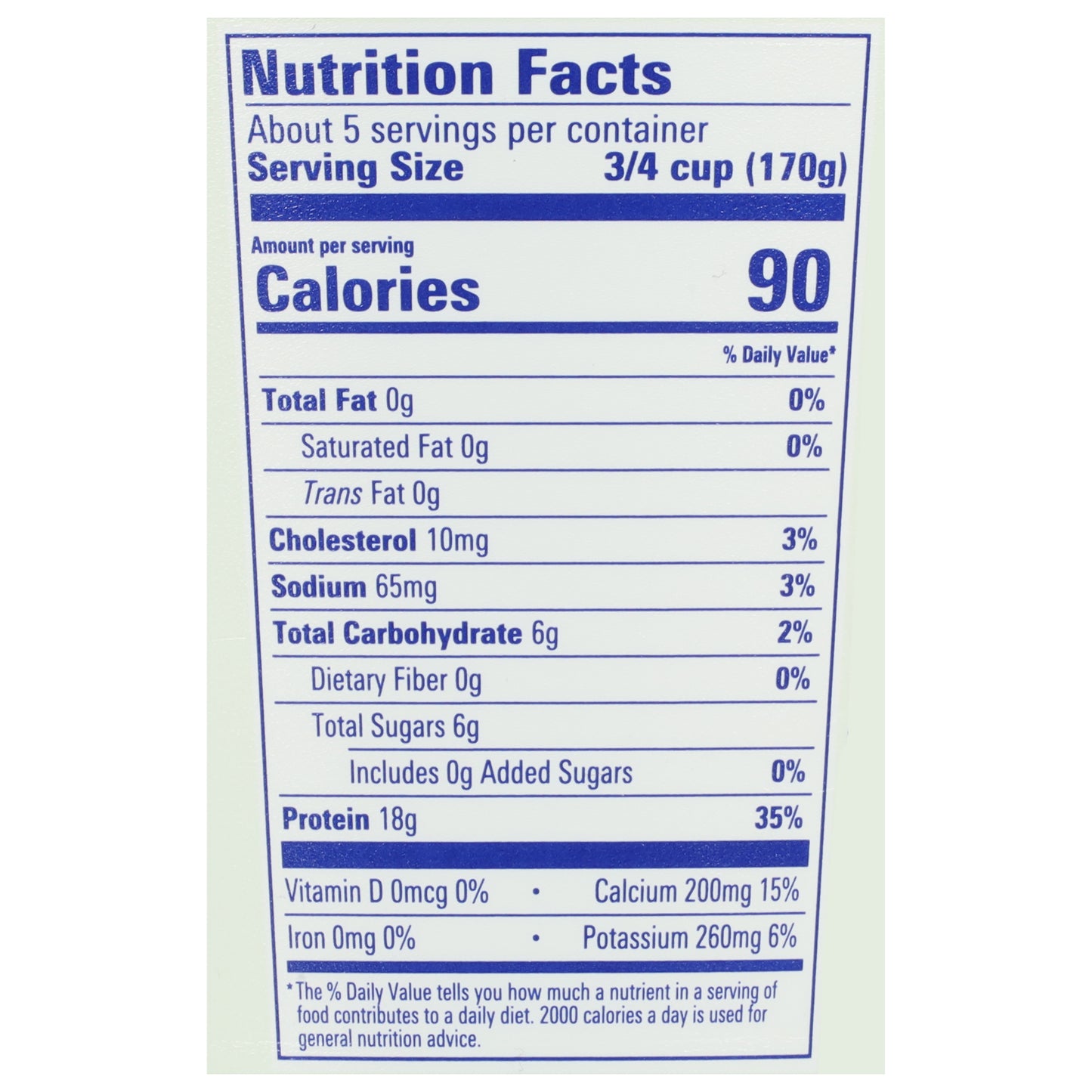 Fage Lactose Free Nonfat Greek Strained Plain Yogurt 32 oz