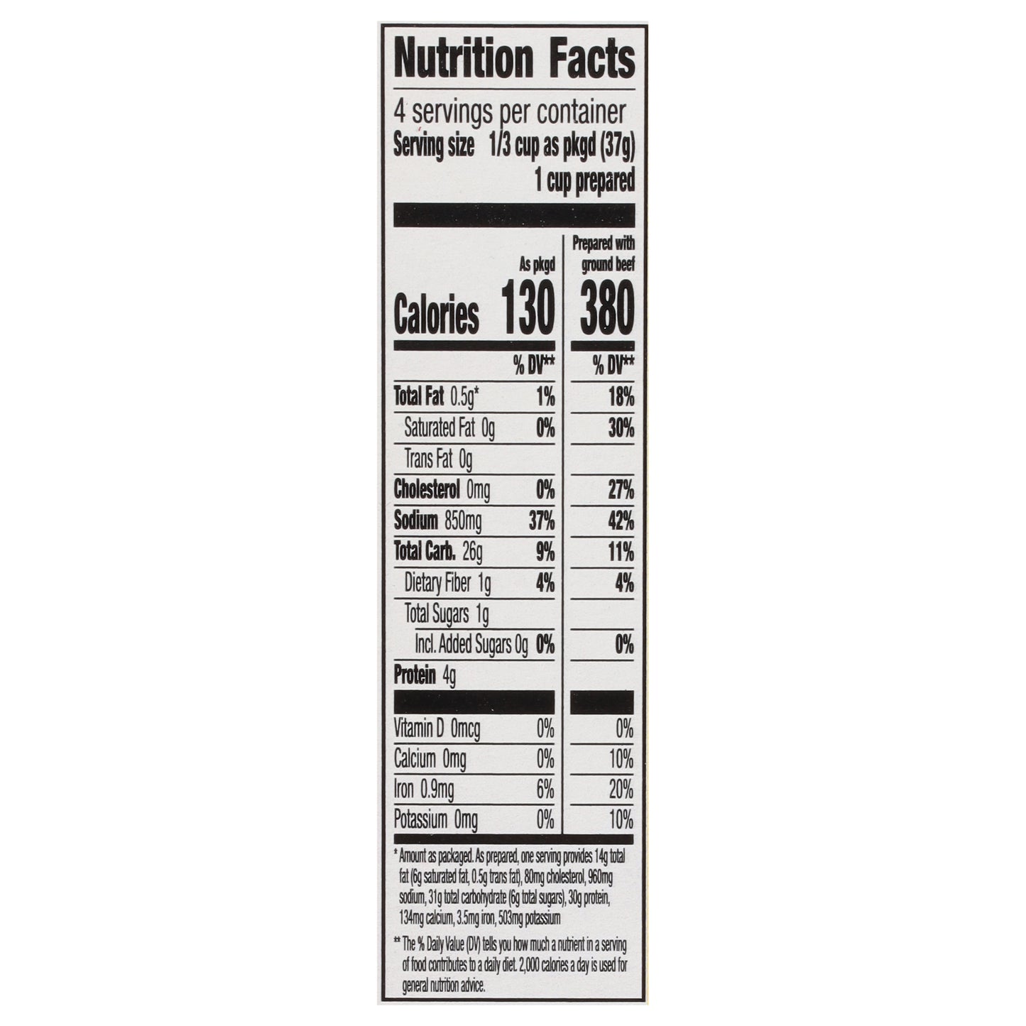 Hamburger Helper Cheesy Beef Pasta 5.2 oz