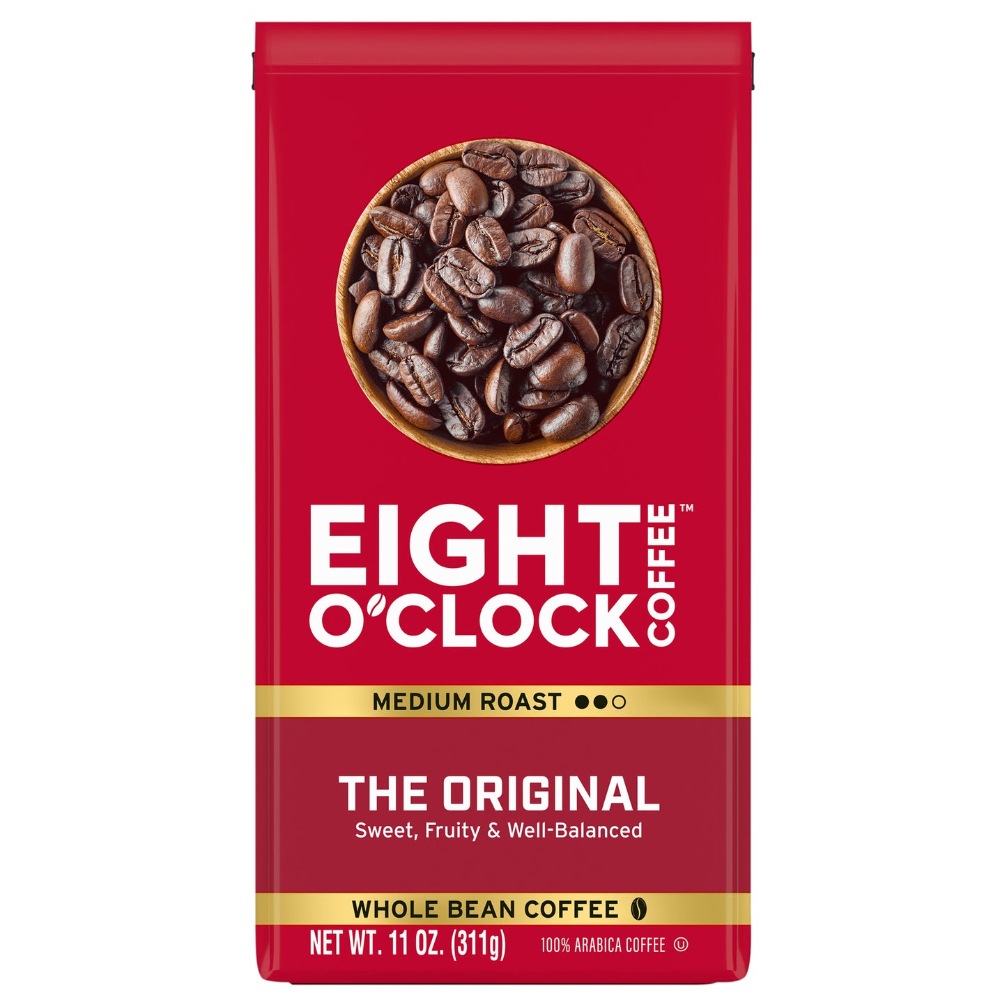 Eight O' Clock Original Whole Bean Coffee 11 oz