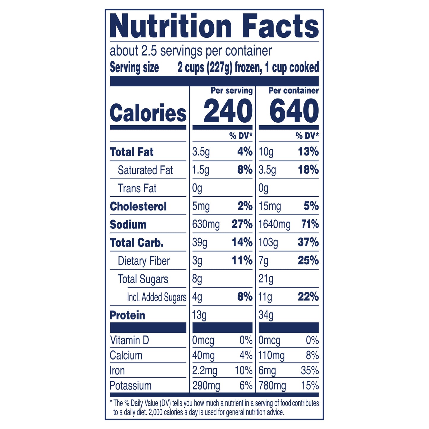 Birds Eye Voila! Beef Lo Mein Frozen Meal, 21 oz. Bag