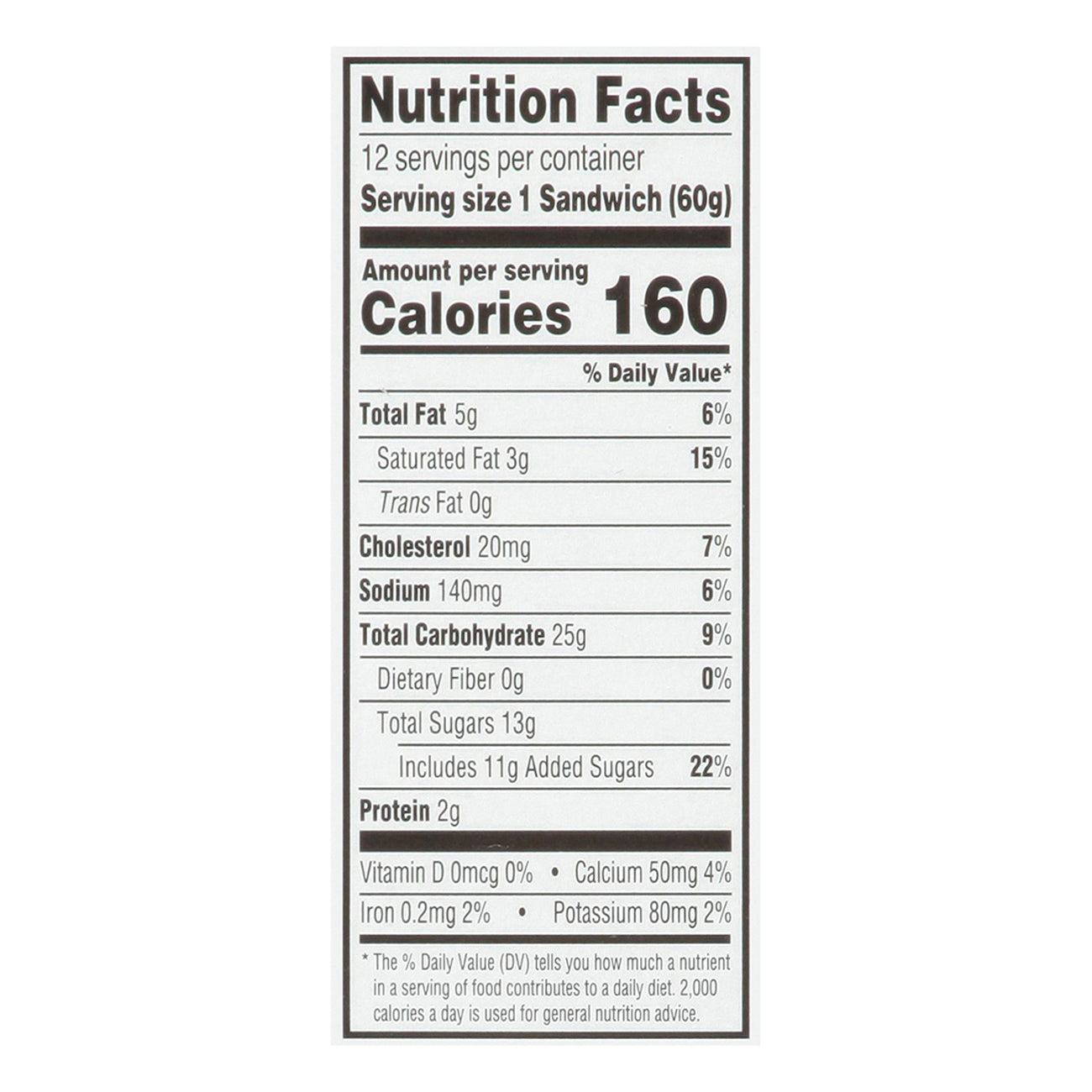 Kemps Vanilla Flavored Ice Cream Sandwiches 12 - 3.5 fl oz ea
