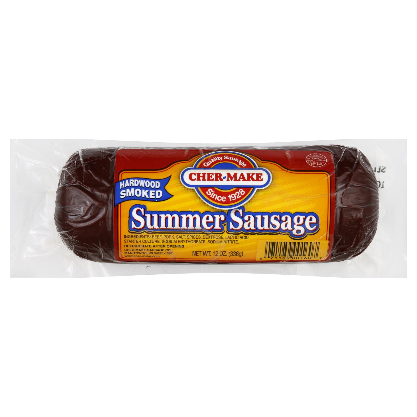 Cher Make Summer Sausage 12 oz