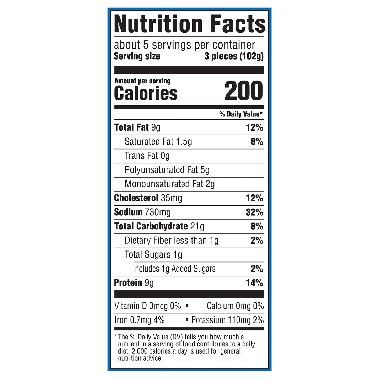 Van de Kamp's Crispy Breaded Fish Tenders, Frozen, 18.1 oz.