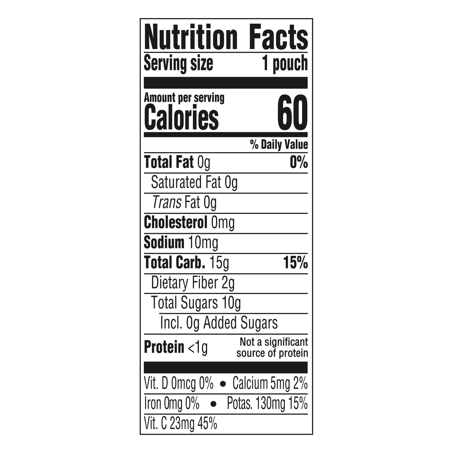 GERBER ORGANIC FOR BABY 2nd Foods Pear Peach Strawberry 3.5oz Pouch