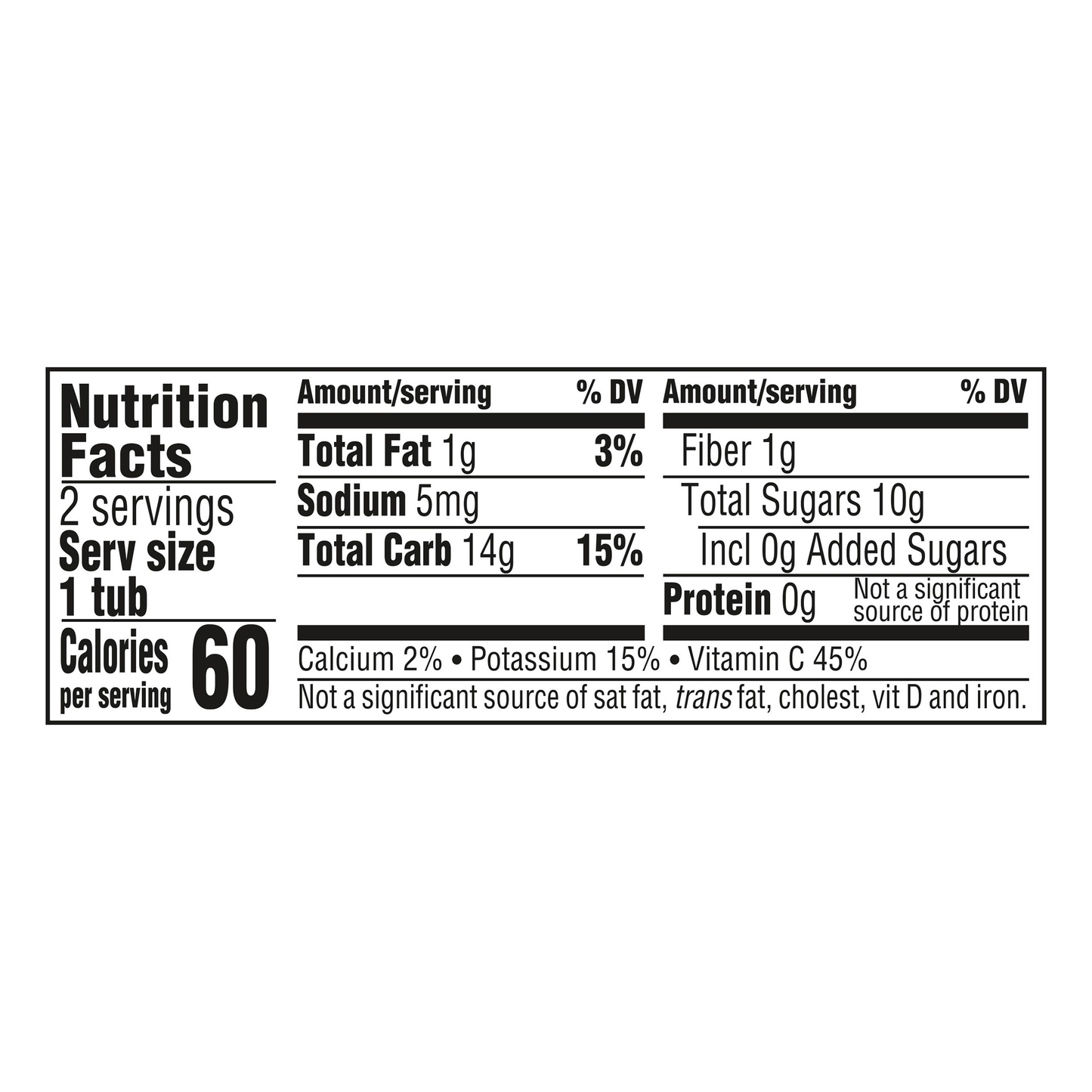 GERBER NATURAL FOR BABY 2nd Foods Apple Avocado 2x4oz Tub
