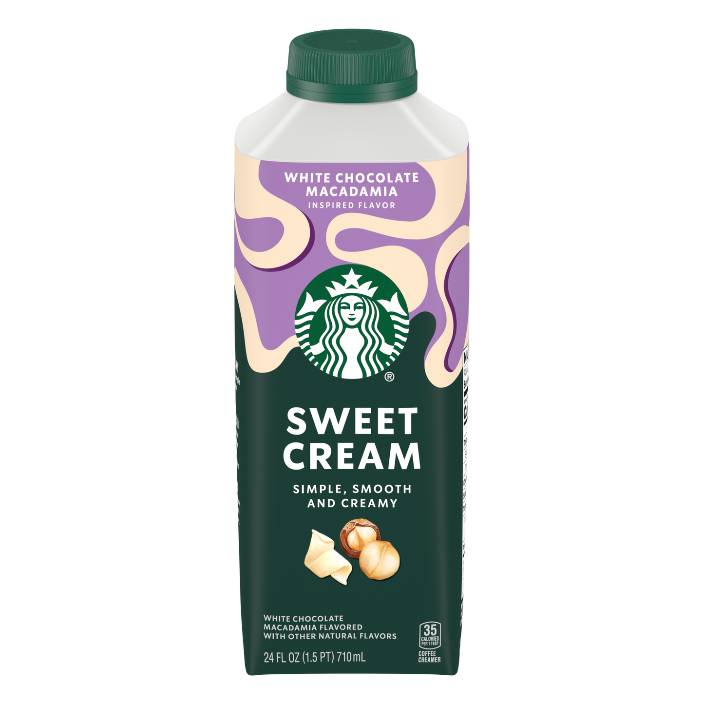 STARBUCKS Liquid Dairy Creamer White Chocolate Macadamia 24floz Bottle