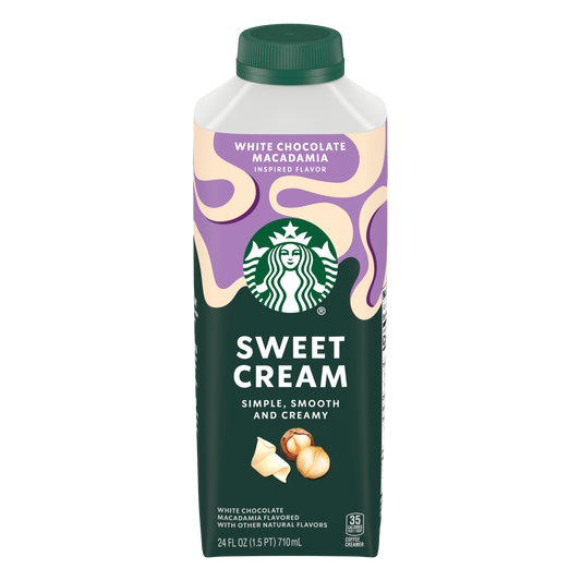 STARBUCKS Liquid Dairy Creamer White Chocolate Macadamia 24floz Bottle