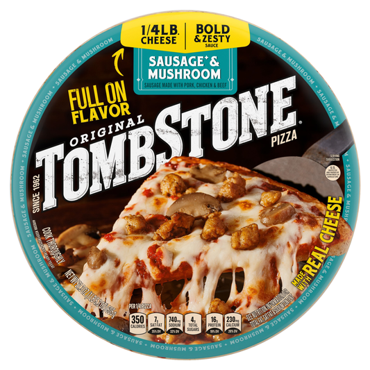 TOMBSTONE Original Sausage & Mushroom Pizza 21.3 oz Pack