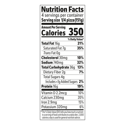 TOMBSTONE Original Sausage & Mushroom Pizza 21.3 oz Pack