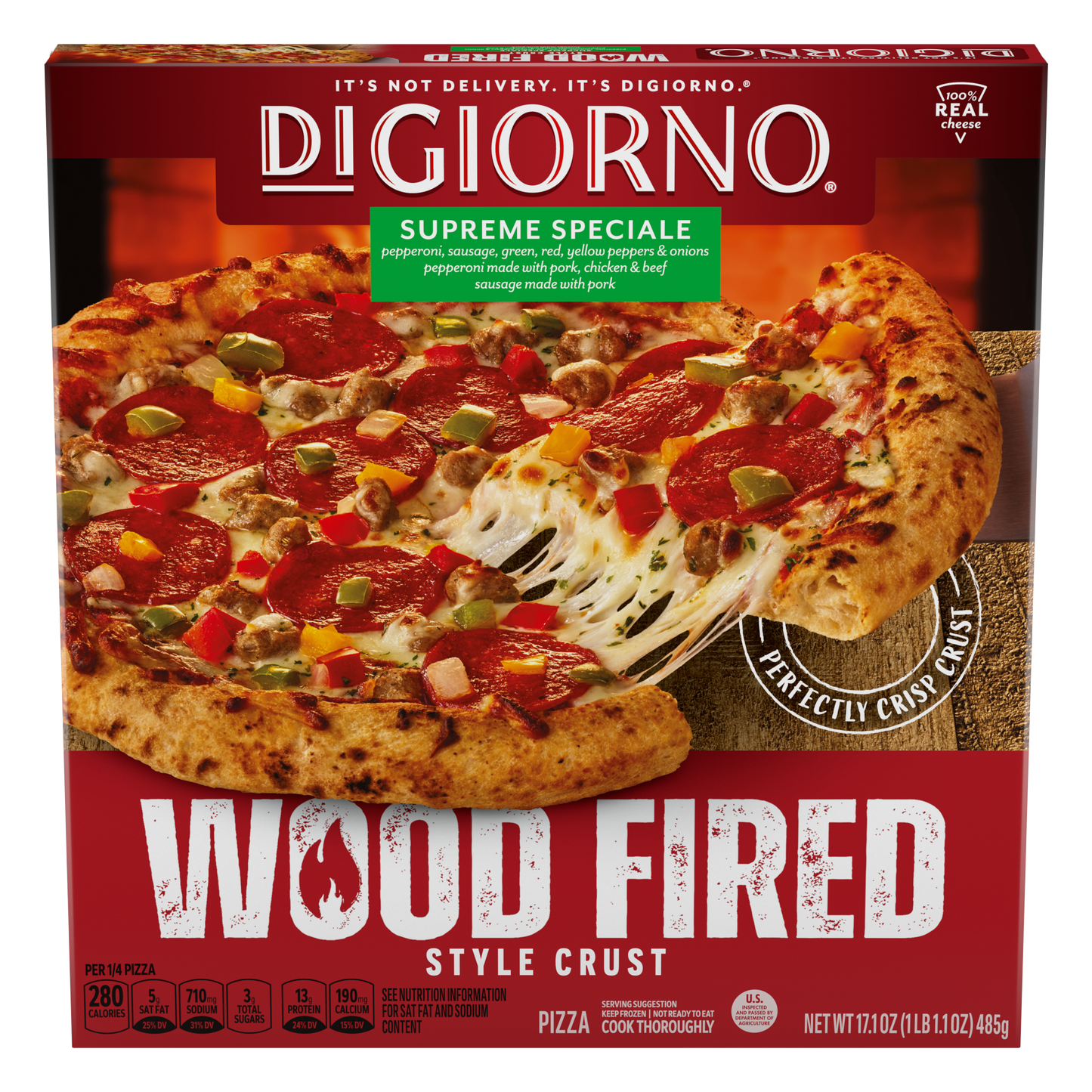 DiGiorno Wood Fired Supreme Speciale Frozen Pizza 12 in 17.1 oz Box