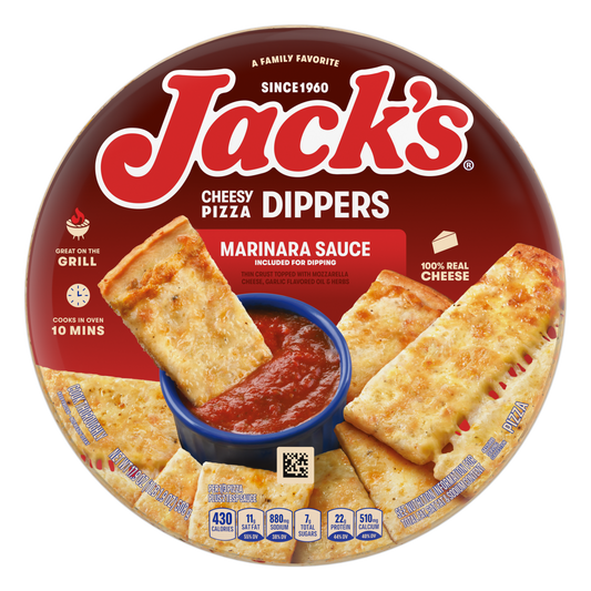 Jacks Pizza - Cheesy Pizza Dippers Frozen Meal 17.9oz Box