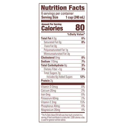 Blue Diamond Sweetened Simple Almondmilk, 48oz