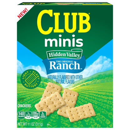 Club Minis Crackers Hidden Valley Ranch