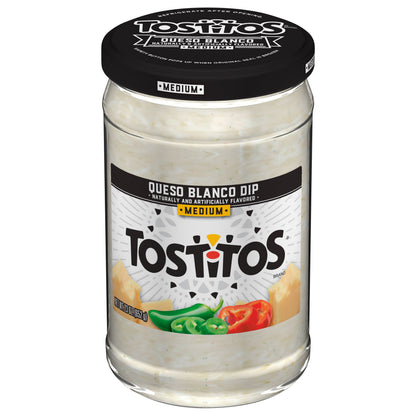 Tostitos Queso Blanco Dip Medium 23 Oz