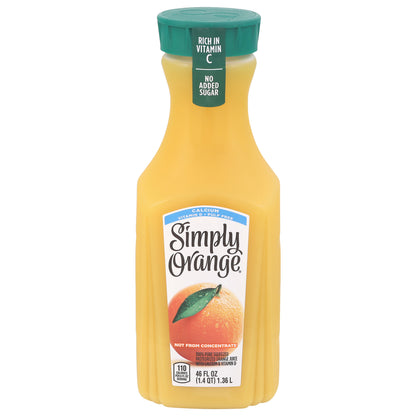Simply Calcium Vitamin D Pulp Free Orange Juice Drink 46 fl oz