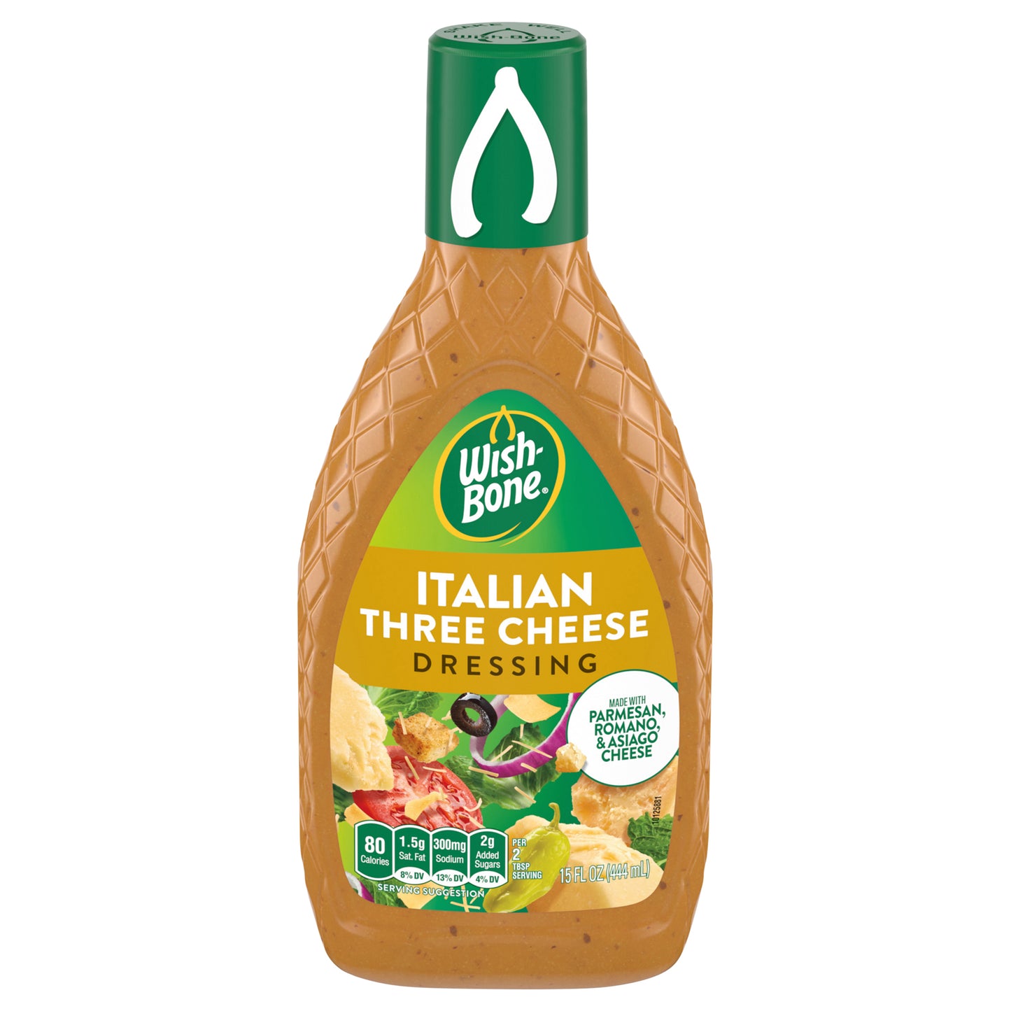 Wish-Bone Italian Three Cheese Salad Dressing, 15 fl. oz.