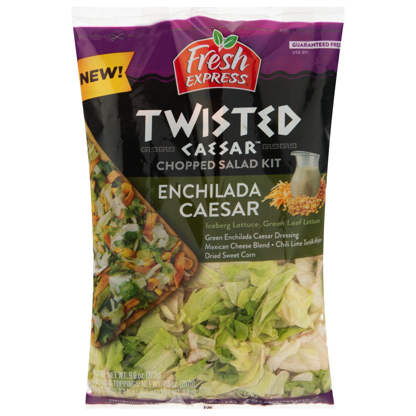 Fresh Express Twisted Caesar Enchilada Caesar Salad Kit 9.6 oz