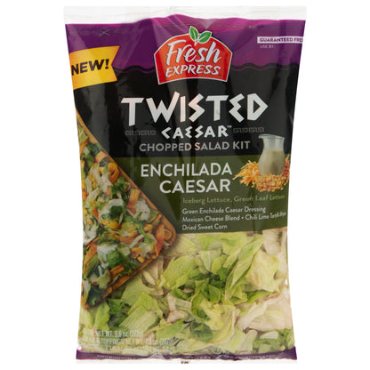 Fresh Express Twisted Caesar Enchilada Caesar Salad Kit 9.6 oz