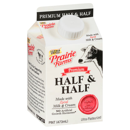Prairie Farms Premium Half & Half 1 pt