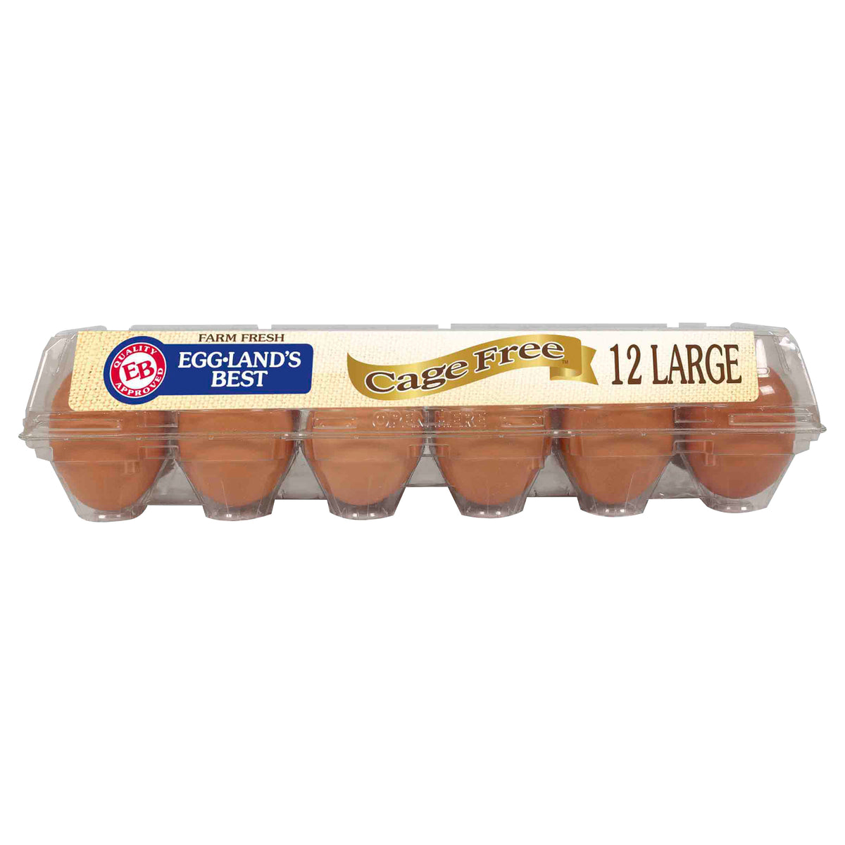 Eggland's Best Cage Free Large Brown Eggs, 12 count