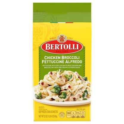 Bertolli Chicken Broccoli Fettuccine Alfredo Frozen Meals, 22 oz.