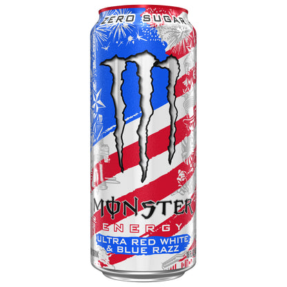 Monster Energy Ultra Red White & Blue Razz 24/16oz