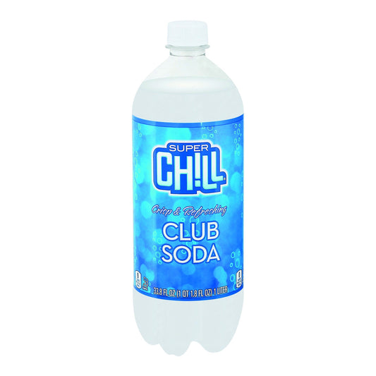 Super Chill Club Soda, Crisp & Refreshing