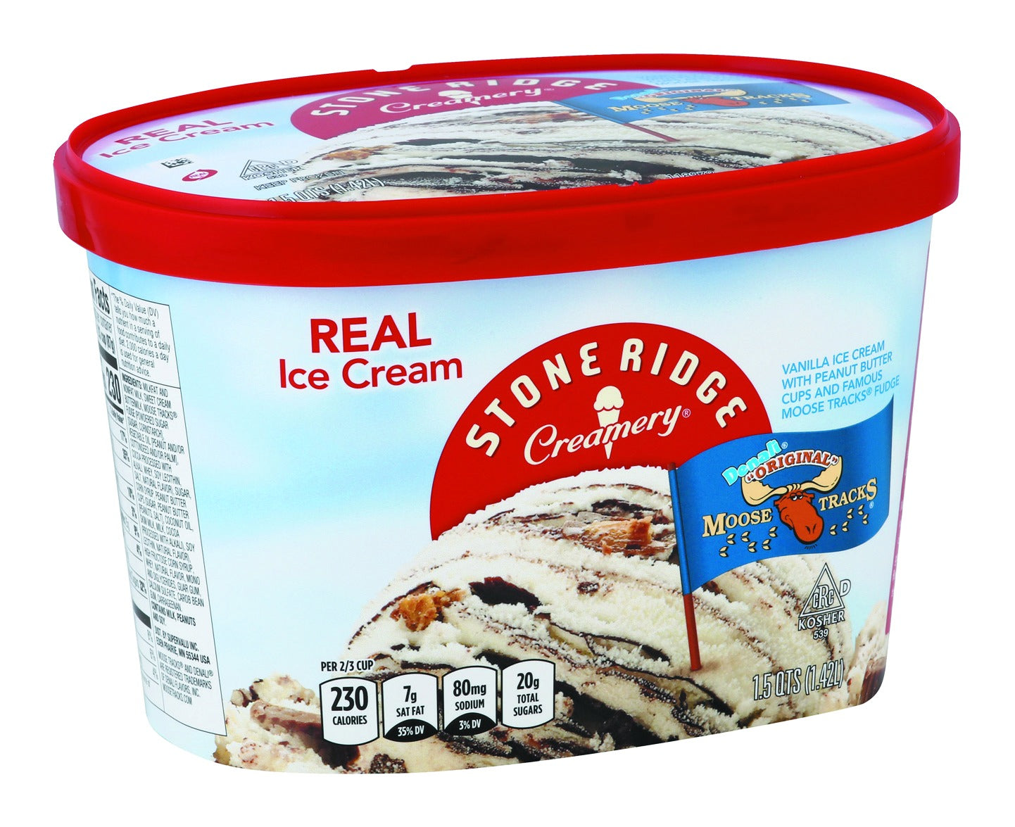 Stoneridge Ice Cream, Denali Original Moose Tracks