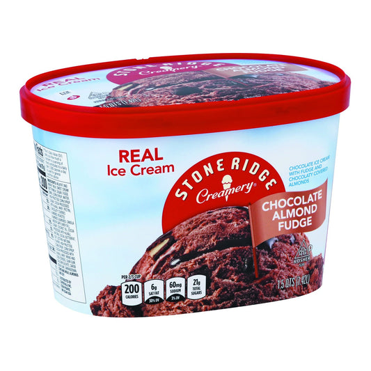 Stoneridge Ice Cream, Chocolate Almond Fudge