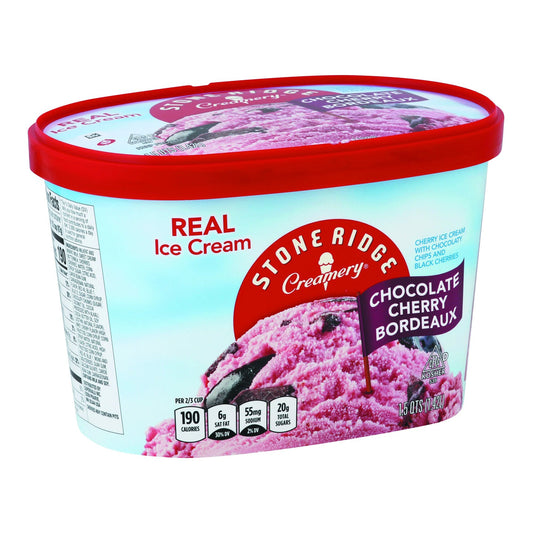Stoneridge Ice Cream, Chocolate Cherry Bordeaux
