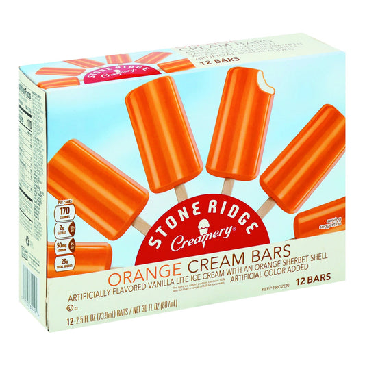 Stoneridge Cream Bars, Orange