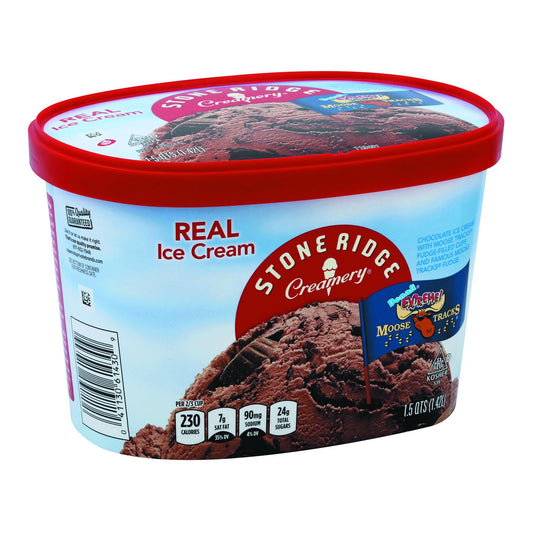 Stoneridge Ice Cream, Real, Denali Extreme! Moose Tracks